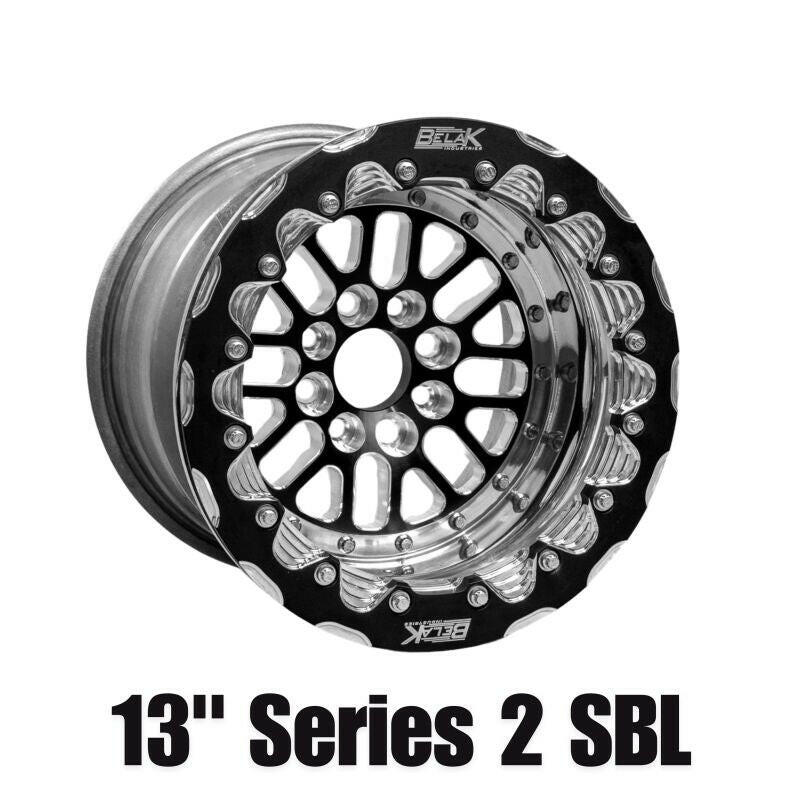 Belak 13x11 / 5in BS / 4x100 BP / High Pad Series 2 Wheel- Dbl Beadlock Billet (Small Brake Kit Req) Wheels - Forged Belak Wheels