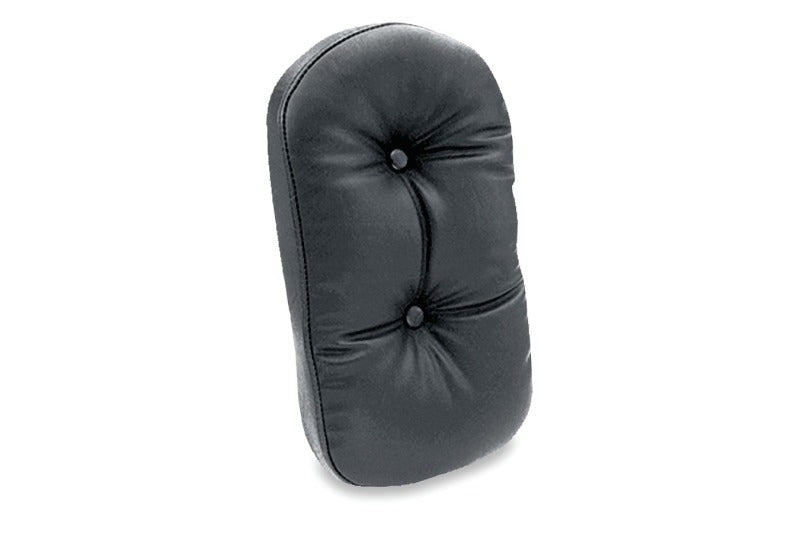 Mustang Harley Medallion Style Sissy Bar Pad Regal (6.5 inch x 11 inch) - Black Sissy Bar Pads Mustang Motorcycle