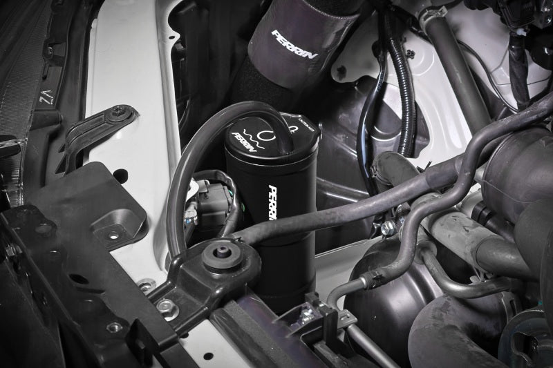 PERRIN 02-25 Subaru WRX / 04-21 STI / 13-25 BRZ/GR86/FRS/86 Coolant Overflow Tank - Black Coolant Reservoirs Perrin Performance