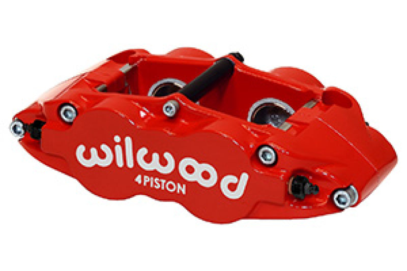 Wilwood Caliper-Forged Superlite 4R 1.38/1.38in Pistons 1.10in Disc, Red Brake Calipers - Perf Wilwood