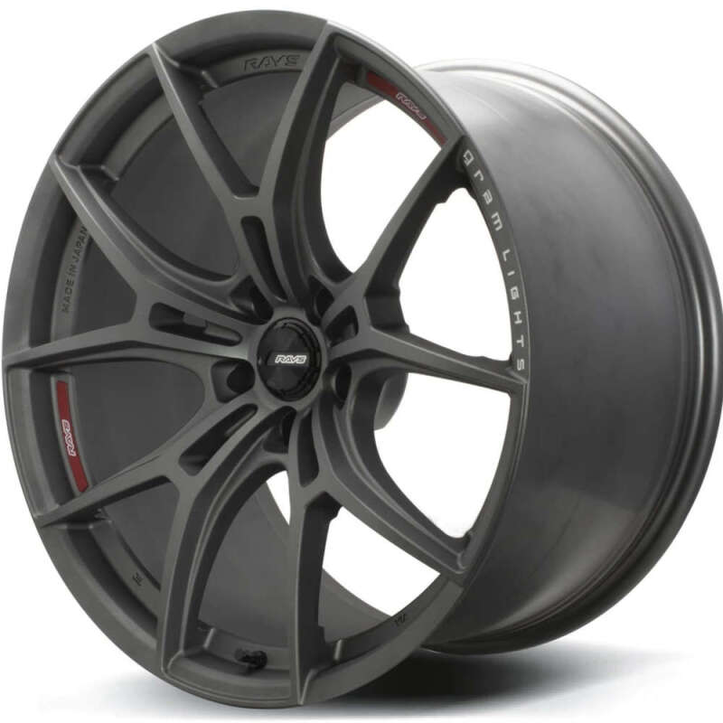 Gram Lights 57FXZ Overseas 19x9.5 +20 5x114.3 Matte Graphite w/Machining Wheel Wheels - Cast Gram Lights