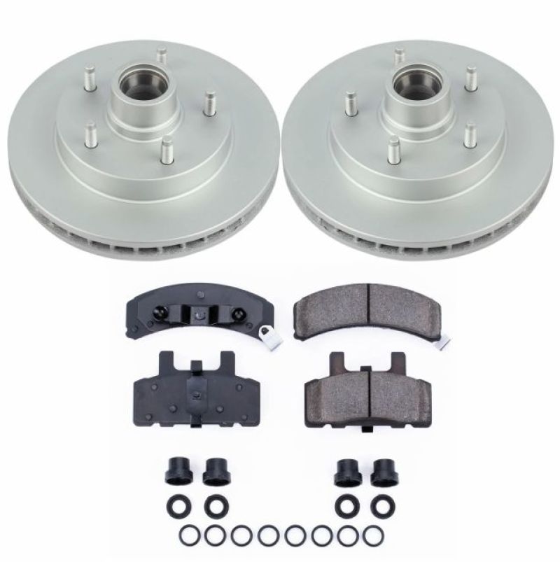 Power Stop 94-99 Dodge Ram 1500 Front Z17 Evolution Geomet Coated Brake Kit Brake Kits - Performance Blank PowerStop