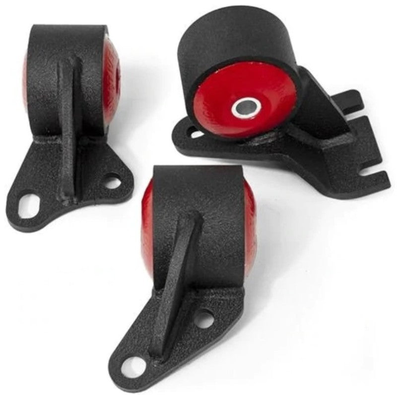 Innovative 88-91 Civic D-Series Black Steel Mounts 85A Bushings (Cable) Engine Mounts Innovative Mounts
