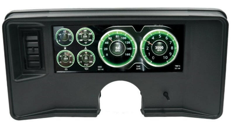 Autometer 82-87 Monte Carlo/El Camino/Malibu InVision Digital Instrument Display Color LCD Performance Monitors AutoMeter