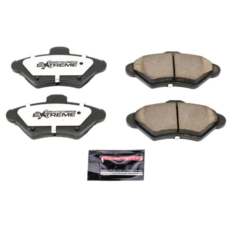 Power Stop 94-98 Ford Mustang Front Z26 Extreme Street Brake Pads w/Hardware Brake Pads - Performance PowerStop