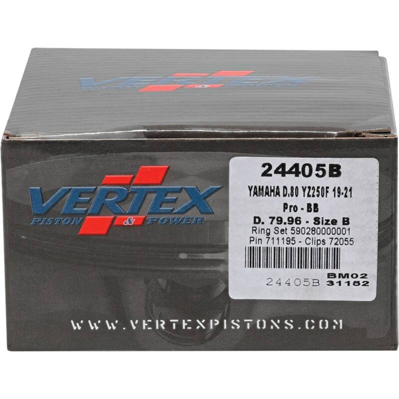 Vertex Piston 20-24 Yamaha WR 250 F 250cc +3mm Forged Big Bore Piston Kit 270cc. Piston Sets - Powersports Vertex Pistons
