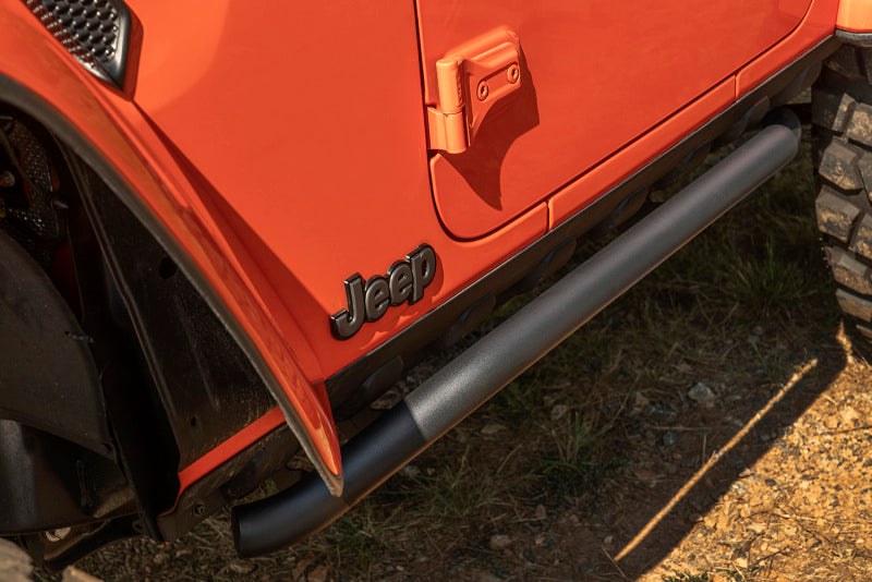 Rugged Ridge RRC Rocker Guards 18-20 Jeep Wrangler JL 2 Door Body Armor & Rock Rails Rugged Ridge