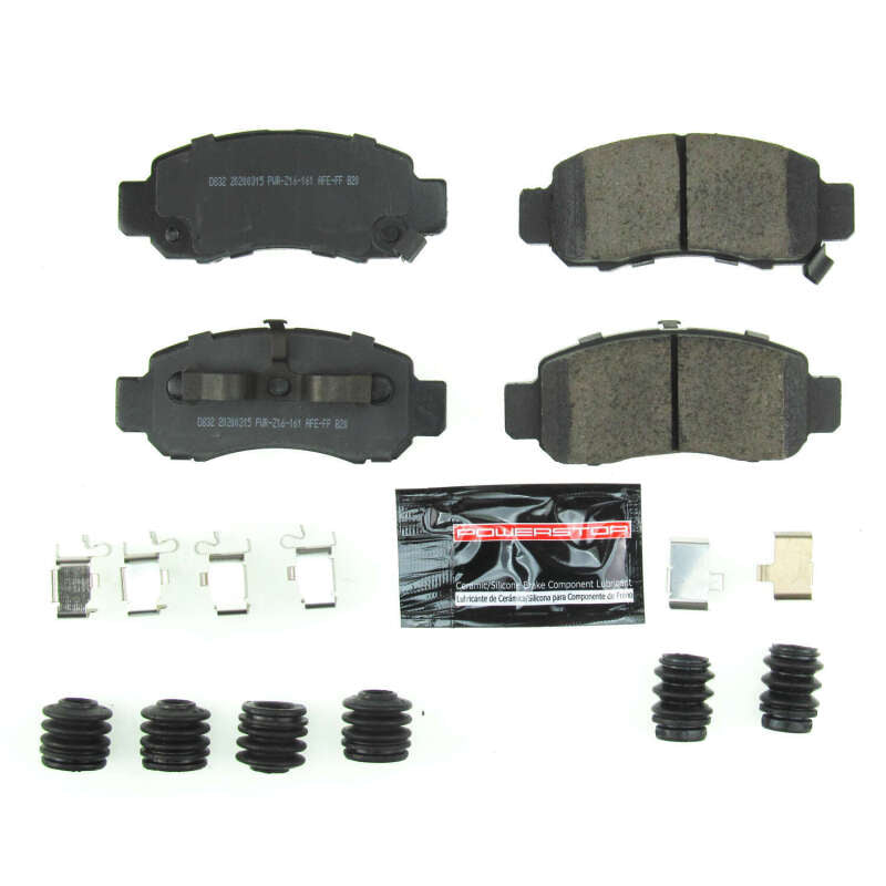 Power Stop 00-06 Honda Insight Front Z23 Evolution Sport Brake Pads w/Hardware Brake Pads - Performance PowerStop