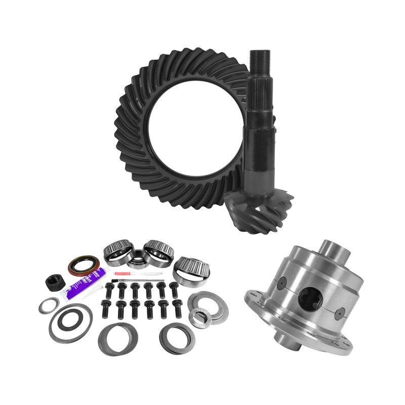 Yukon 11.25in Dana 80 4.30 Rear Ring & Pinion Install Kit 35 Spline Positraction 4.125in BRG Differential Install Kits Yukon Gear & Axle