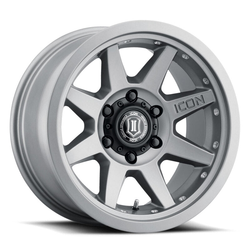 ICON Rebound Pro 17x8.5 / 5x5.5 / 0mm / 4.75in BS Titanium Wheel Wheels - Cast ICON