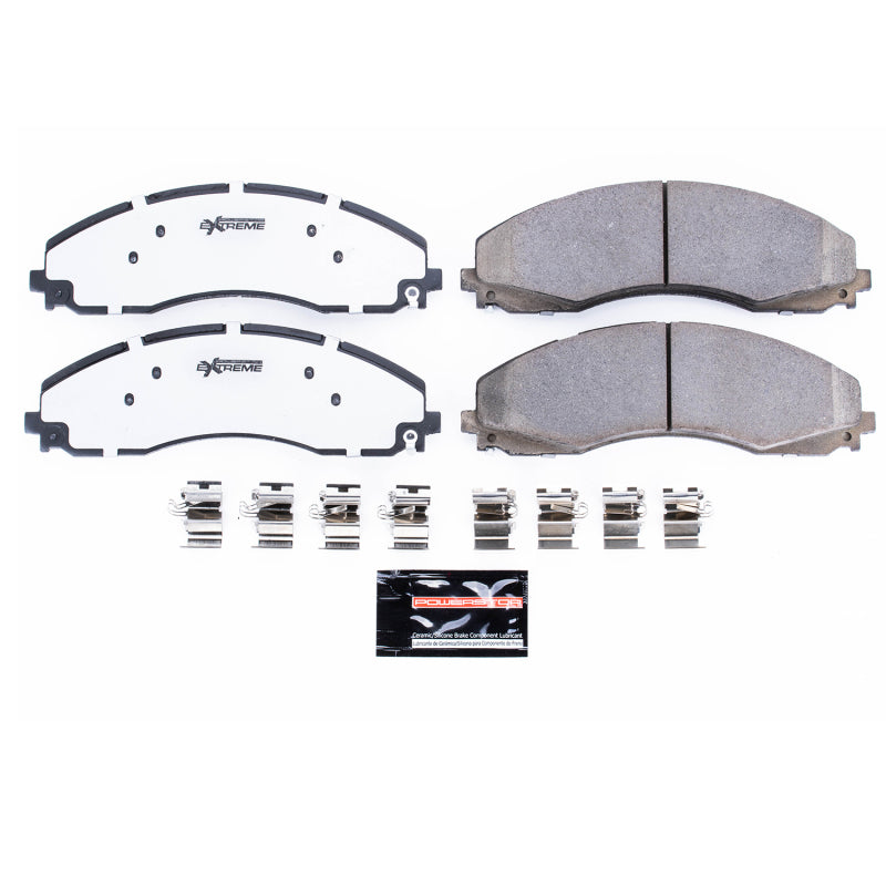 Power Stop 17-19 Ford F-450 Super Duty Front Z36 Truck & Tow Brake Pads w/Hardware Brake Pads - Performance PowerStop