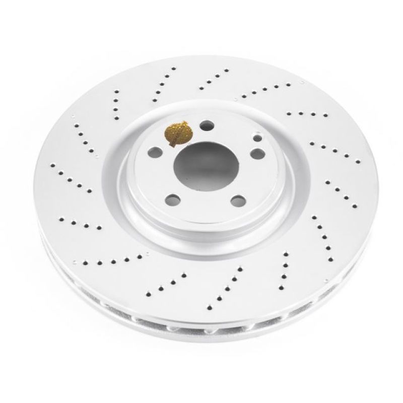 Power Stop 12-18 Mercedes-Benz CLS550 Front Evolution High Carbon Geomet Coated Rotor Brake Rotors - OE - Cryo PowerStop