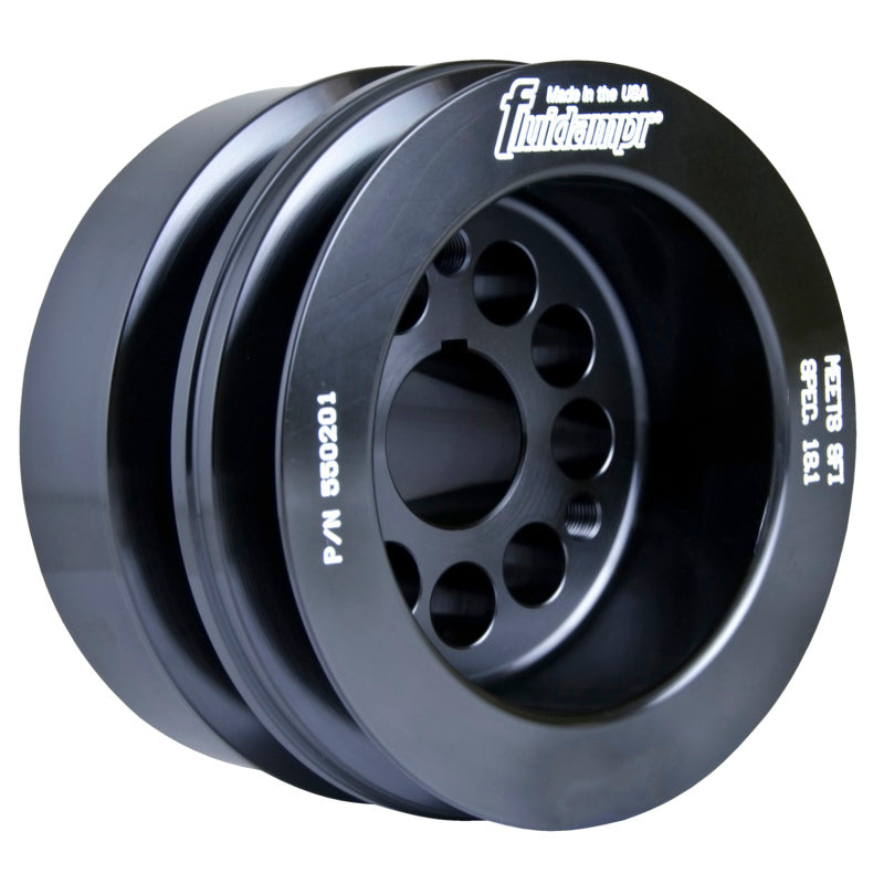 Fluidampr Ford 8BA Flat Head Wide Belt Harmonic Balancer - Ford Flathead V8 w/ Wide Belt Pulley Crankshaft Dampers Fluidampr