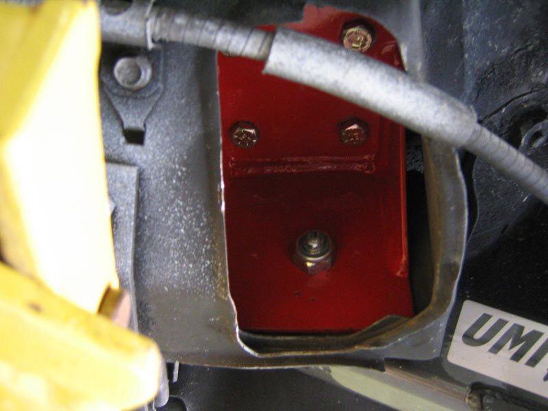 UMI Performance 79-93 Ford Mustang Lower Control Arm Reinforcements Suspension Arms & Components UMI Performance