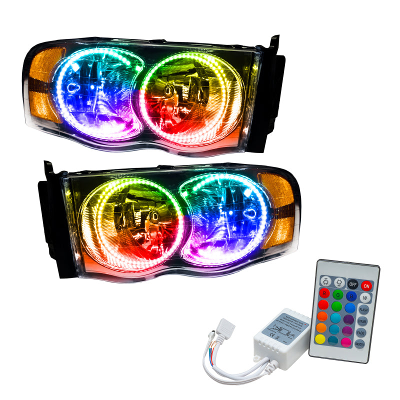 Oracle 02-05 Dodge Ram SMD HL - ColorSHIFT w/ Simple Controller Headlights ORACLE Lighting