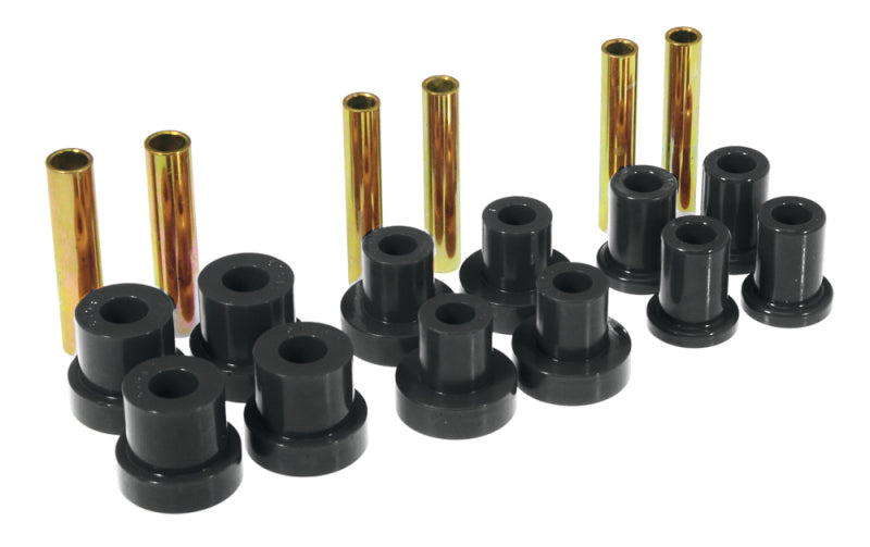 Prothane GM Front Spring & Shackle Bushings - Black Bushing Kits Prothane