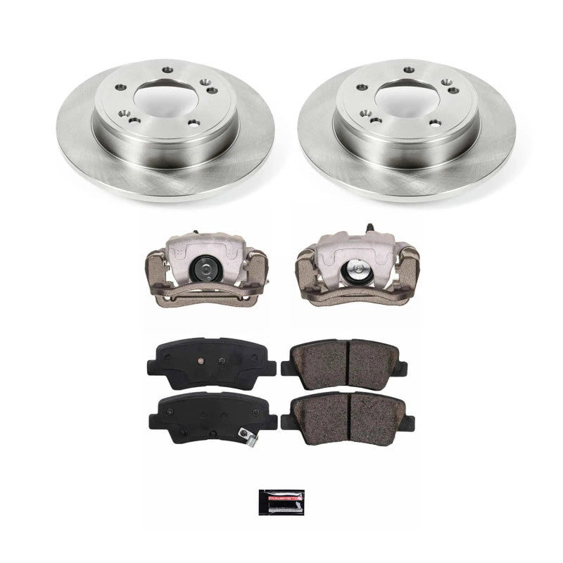 Power Stop 13-17 Hyundai Elantra GT Rear Autospecialty Kit w/Calipers Brake Kits - OE PowerStop