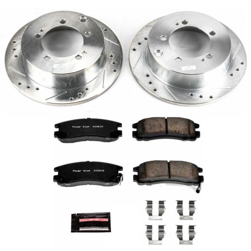 Power Stop 95-05 Chrysler Sebring Rear Z23 Evolution Sport Brake Kit Brake Kits - Performance D&S PowerStop