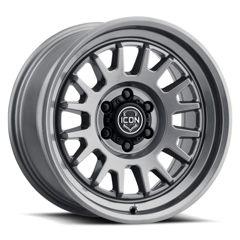 ICON Anza 17x8.5 / 6x5.5 / 25mm Offset / 5.75in BS - Gun Metal Wheel Wheels - Cast ICON