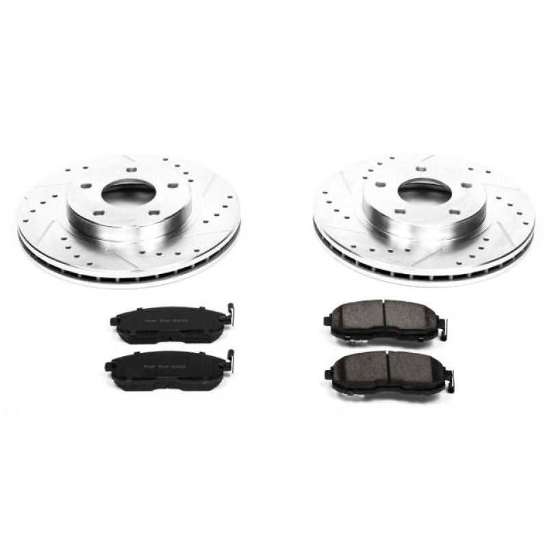 Power Stop 99-01 Nissan Maxima Front Z23 Evolution Sport Brake Kit Brake Kits - Performance D&S PowerStop