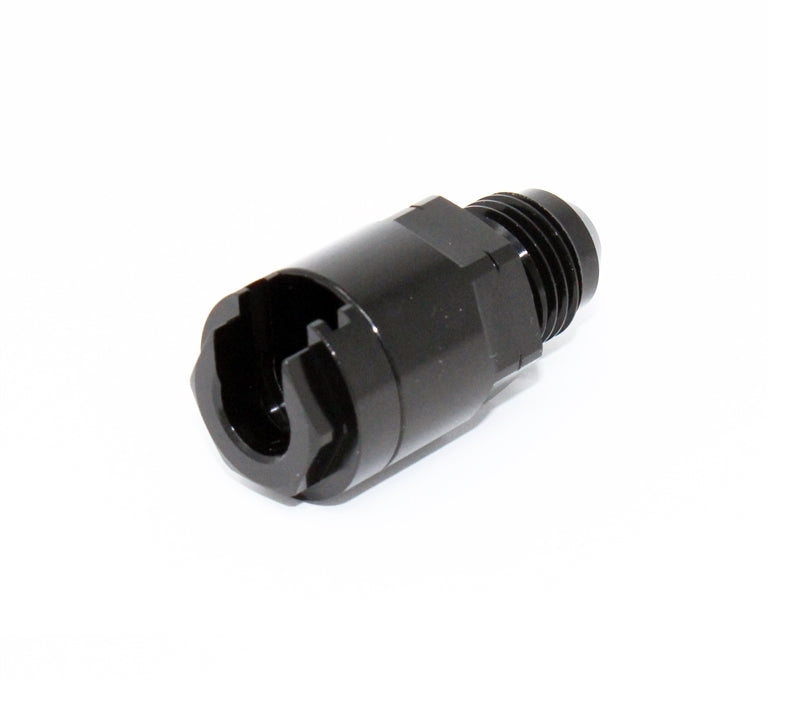 Torque Solution Locking Quick Disconnect Adapter Fitting: 3/8in SAE to -8AN Male Flare Fittings Torque Solution
