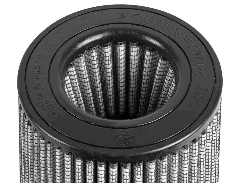 aFe MagnumFLOW Pro DRY S Replacement Air Filter 4in F x 6in B (mt2) x 4-1/2in T (Inv) x 7-1/2in H Air Filters - Universal Fit aFe