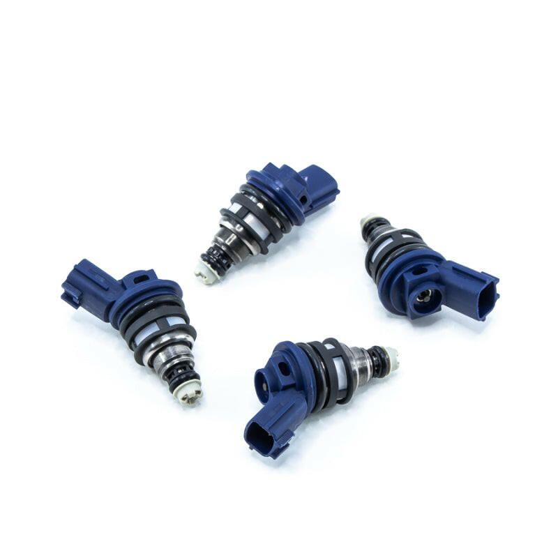 DeatschWerks Nissan G20 / SR20 / 240sx 950cc Side Feed Injectors Fuel Injector Sets - 4Cyl DeatschWerks