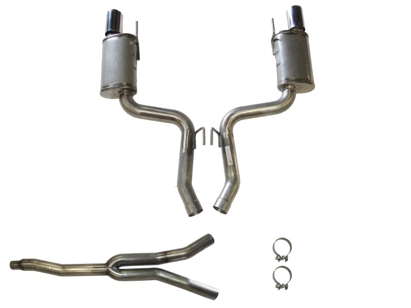 JBA 15-20 Ford Mustang EcoBoost 304 Stainless Steel Cat-Back Exhaust Catback JBA