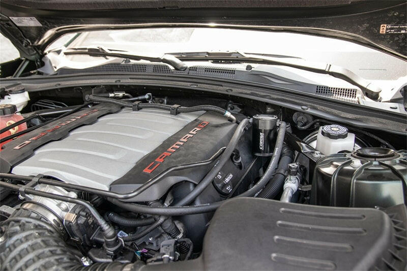 Corsa 2016-2023 Chevrolet Camaro SS Coupe 6.2L V8 (RWD) Aluminum Oil Catch Can w/Mounting Bracke Oil Catch Cans CORSA Performance