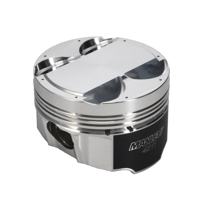 Manley Mitsubishi 4B11 86.5mm Bore 10.0:1 CR +2cc Dome Turbo Tuff Piston Set w/ Rings Piston Sets - Forged - 4cyl Manley Performance