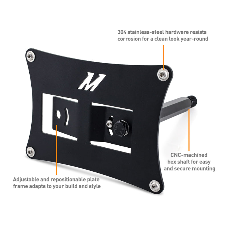 Mishimoto 2023+ Toyota GR Corolla License Plate Relocation Kit License Plate Relocation Mishimoto