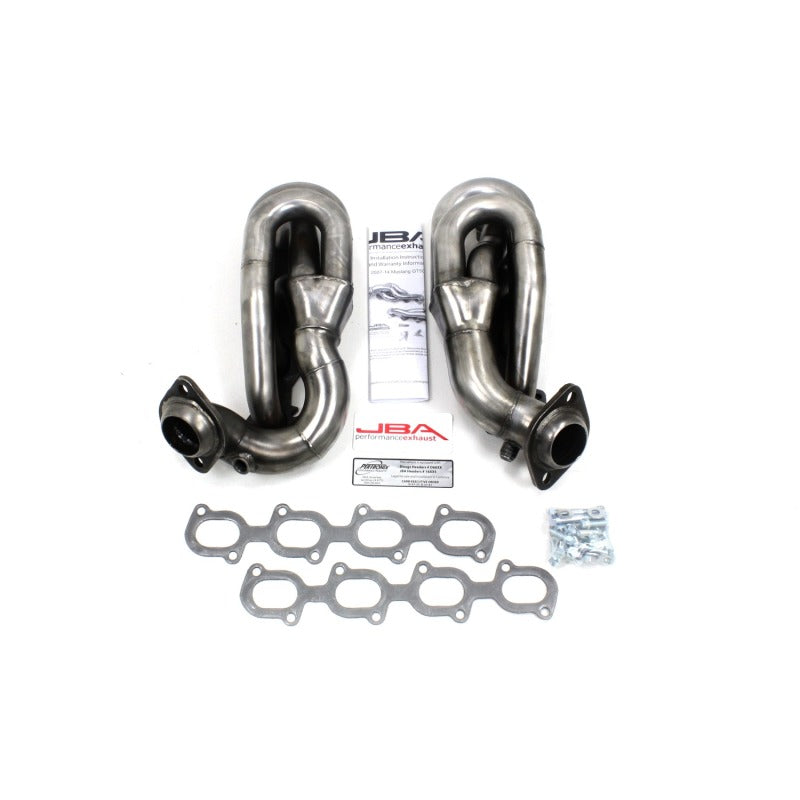 JBA 07-14 Ford GT500 5.4/5.8L 4V 1-5/8in Primary Raw 409SS Cat4Ward Header Headers & Manifolds JBA