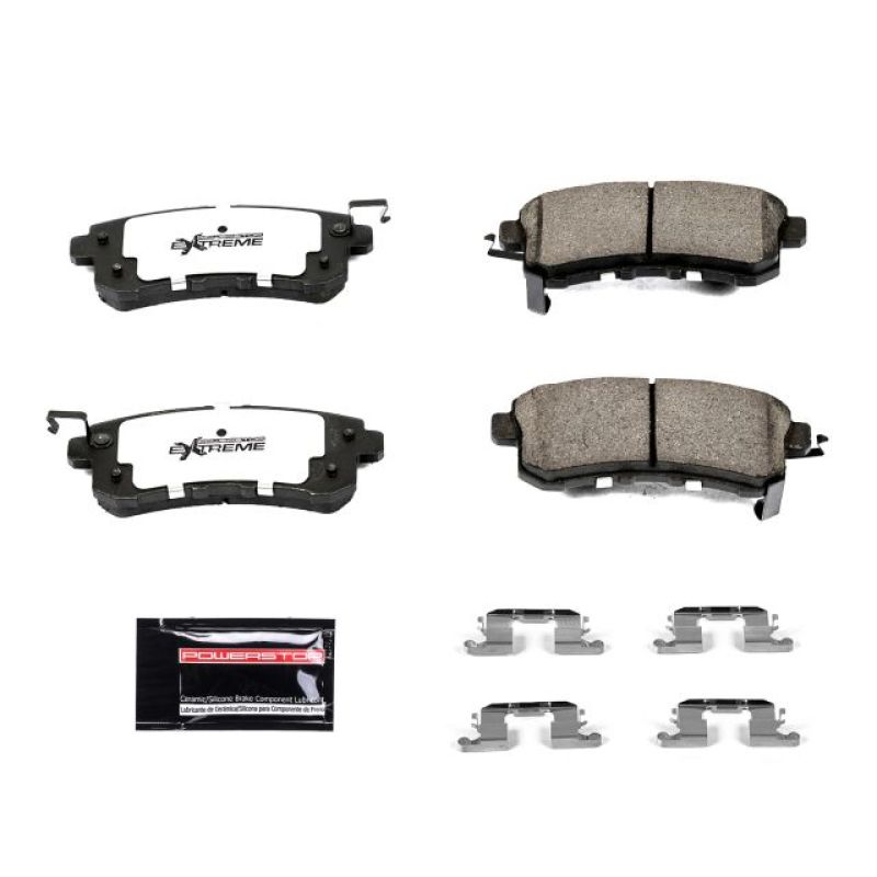 Power Stop 11-13 Infiniti QX56 Rear Z36 Truck & Tow Brake Pads w/Hardware Brake Pads - Performance PowerStop