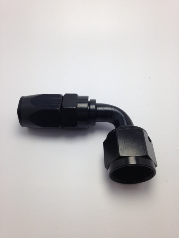 Fragola -10AN Fem x -8AN Hose 90 Degree Reducing Hose End - Blue/Red Fittings Fragola