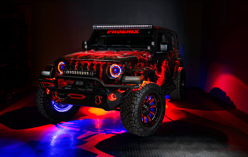Oracle Jeep Wrangler JK/JL/JT High Performance W LED Fog Lights - w/o Controller Fog Lights ORACLE Lighting