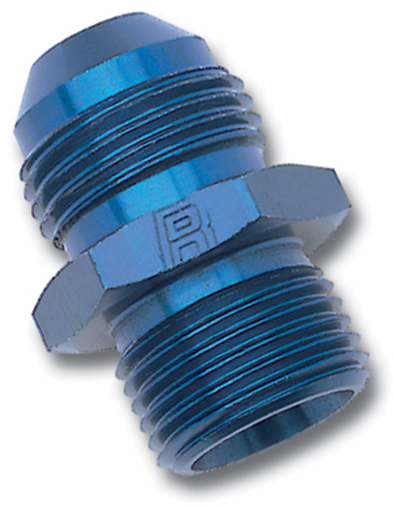 Russell Performance -12 AN Flare to 20mm x 1.5 Metric Thread Adapter (Blue) Fittings Russell