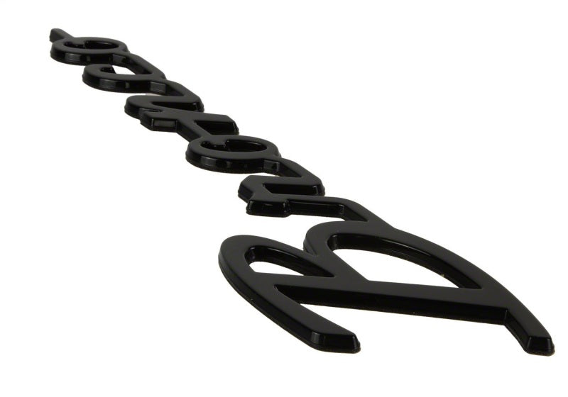 Ford Racing 21-24 Bronco Classic Script Fender Badge Kit - Gloss Black Other Body Components Ford Racing