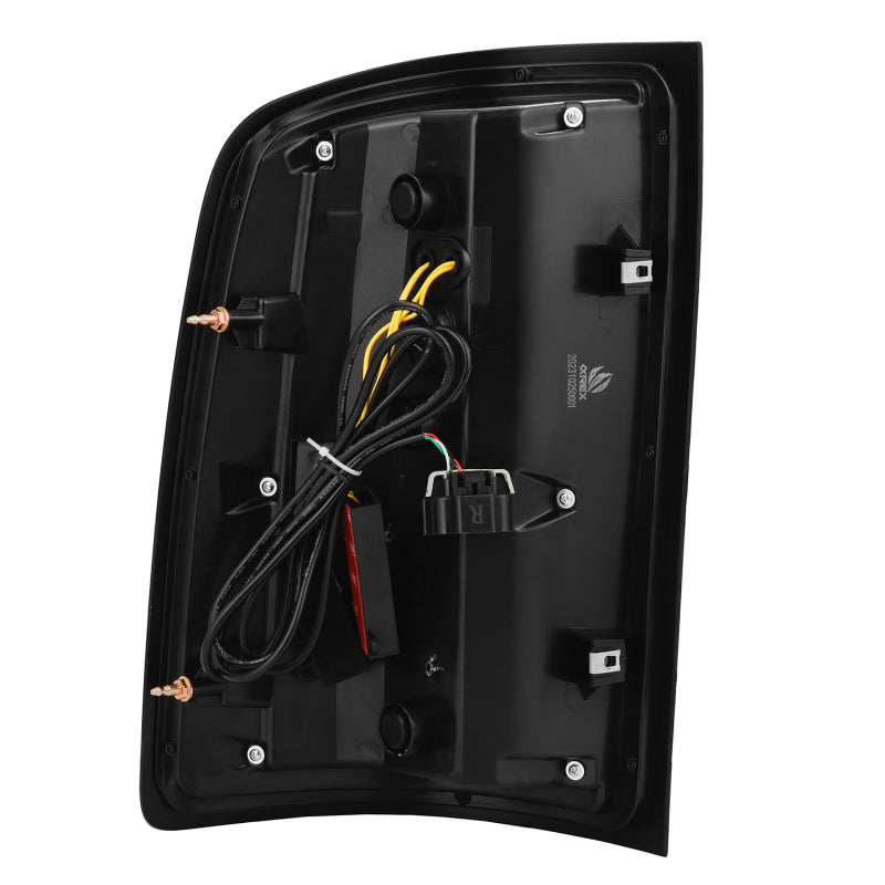 AlphaRex 07-13 GMC Sierra 1500/07-14 2500/3500HD (No Classic/Dually) Luxx-Series LED Tail Lights Blk Tail Lights AlphaRex