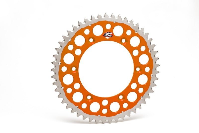 Renthal 21-23 KTM 450 Rally Factory Replica/Race Replica Rear Twinring - Orange 520-48P Teeth Sprockets Renthal