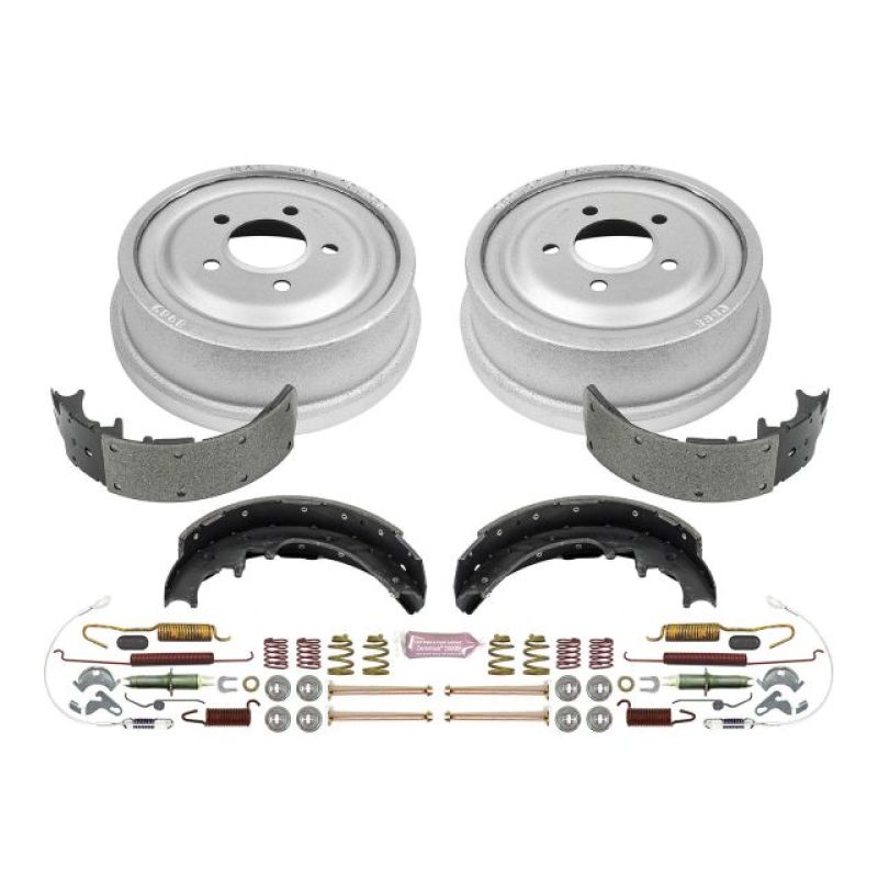 Power Stop 98-09 Ford Ranger 4WD (w/10in Drum) Rear Autospecialty Drum Kit Brake Drums PowerStop