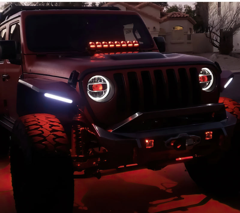 Oracle Jeep Wrangler JL/Gladiator JT Projector Illumination Kit - w/o Controller Headlights ORACLE Lighting