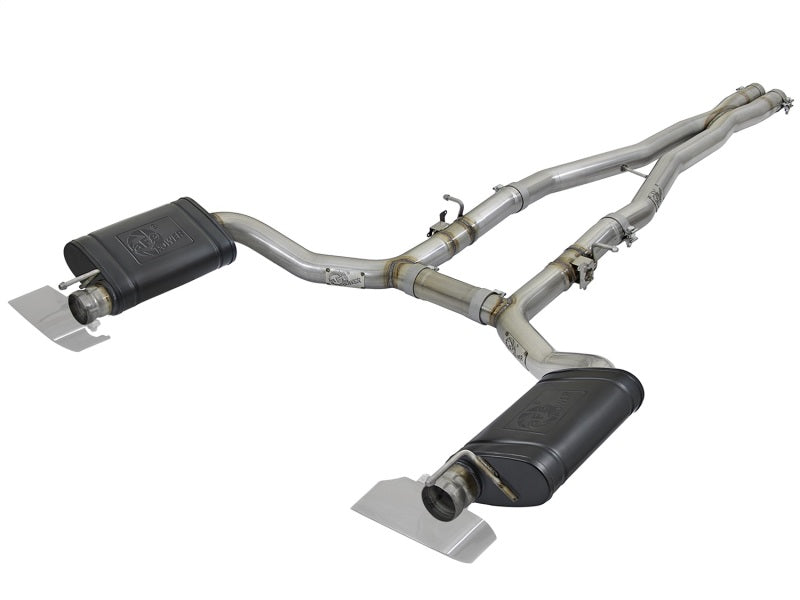 aFe MACH Force-Xp 304 SS Catback Exhaust 17-19 Dodge Challenger V8-5.7L Catback aFe