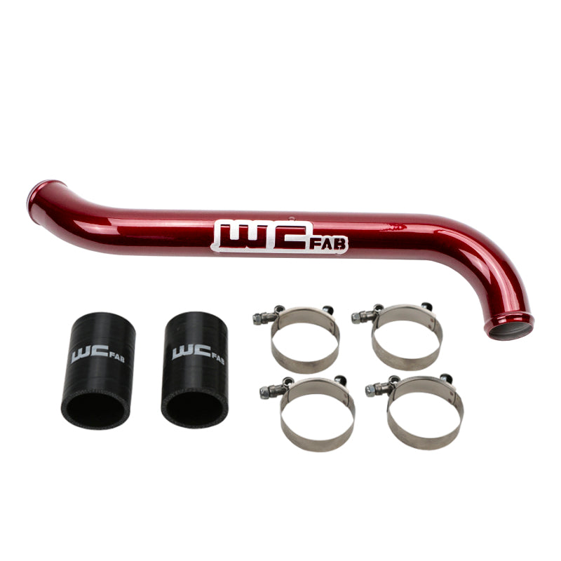 Wehrli 11-16 Chevrolet 6.6L LML Duramax Upper Coolant Pipe - Deore Gold Radiator Hoses Wehrli