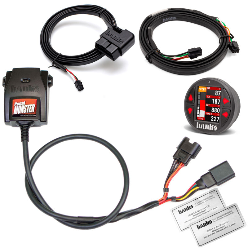 Banks Power Pedal Monster Kit Molex MX64 6 Way w/iDash Pro 07-19 RAM 2500/3500 and 11-20 FORD 6.7L Throttle Controllers Banks Power
