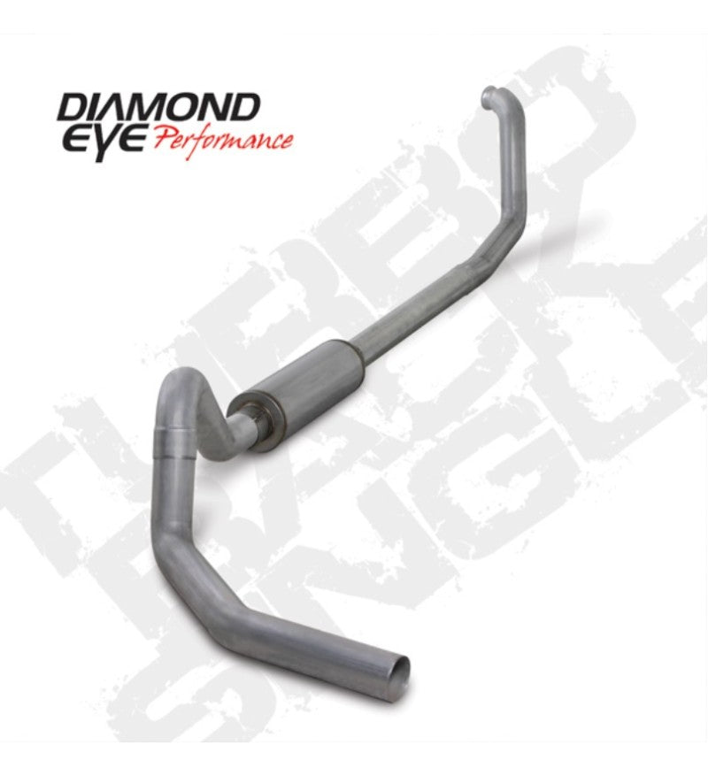 Diamond Eye KIT 4in TB SGL AL: 00-03 FORD 7.3L E-SERIES VAN NFS W/ CARB EQUIV STDS Turbo Back Diamond Eye Performance