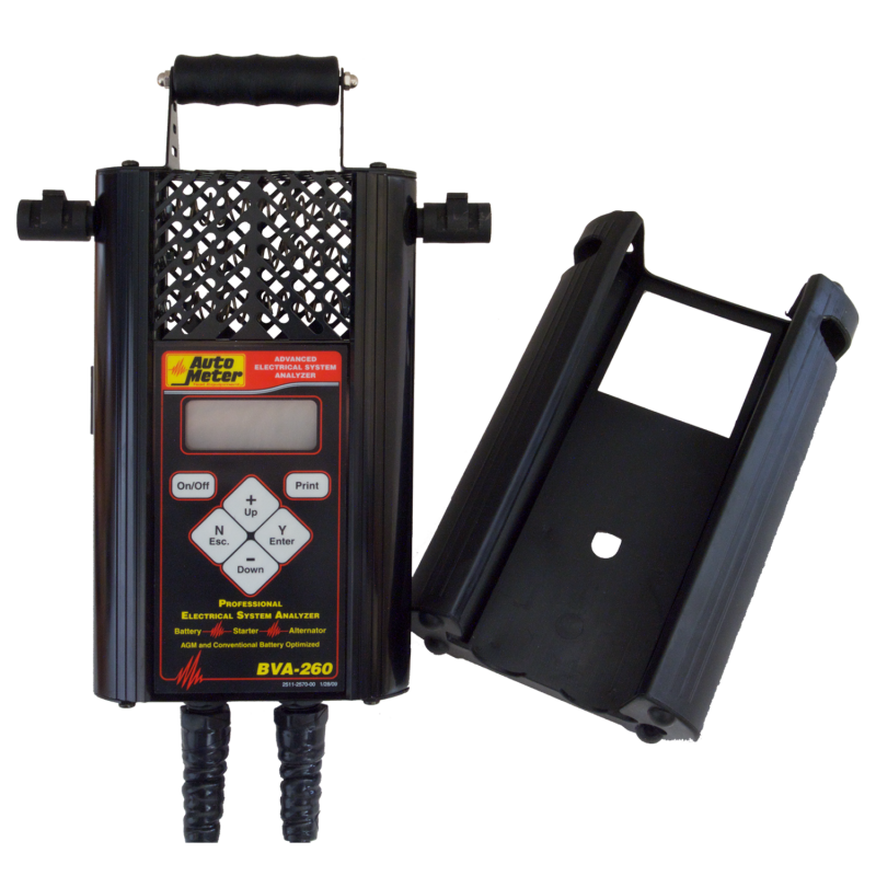 Autometer Handheld Electrical System Analyzer w/120 Amp Load for 6V/12V Applications Battery Chargers AutoMeter