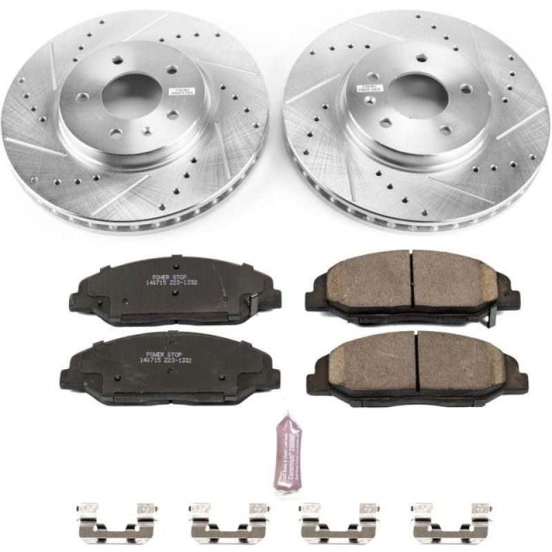 Power Stop 09-11 Cadillac STS Front Z23 Evolution Sport Brake Kit Brake Kits - Performance D&S PowerStop