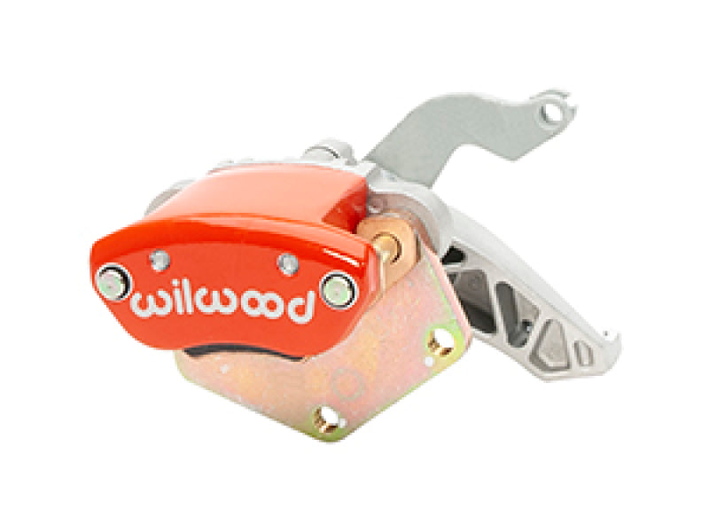 Wilwood Caliper-MC4 Mechanical Parking Brake-R/H - Red 2.00 MT 1.19in Piston .81in Disc Brake Calipers - Perf Wilwood