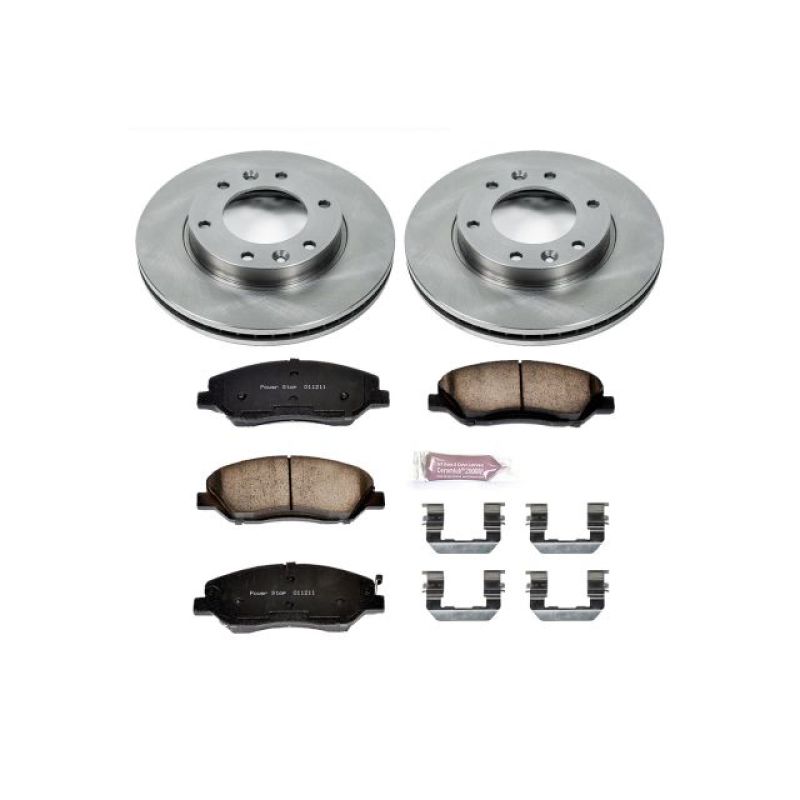 Power Stop 07-08 Hyundai Entourage Front Autospecialty Brake Kit Brake Kits - OE PowerStop