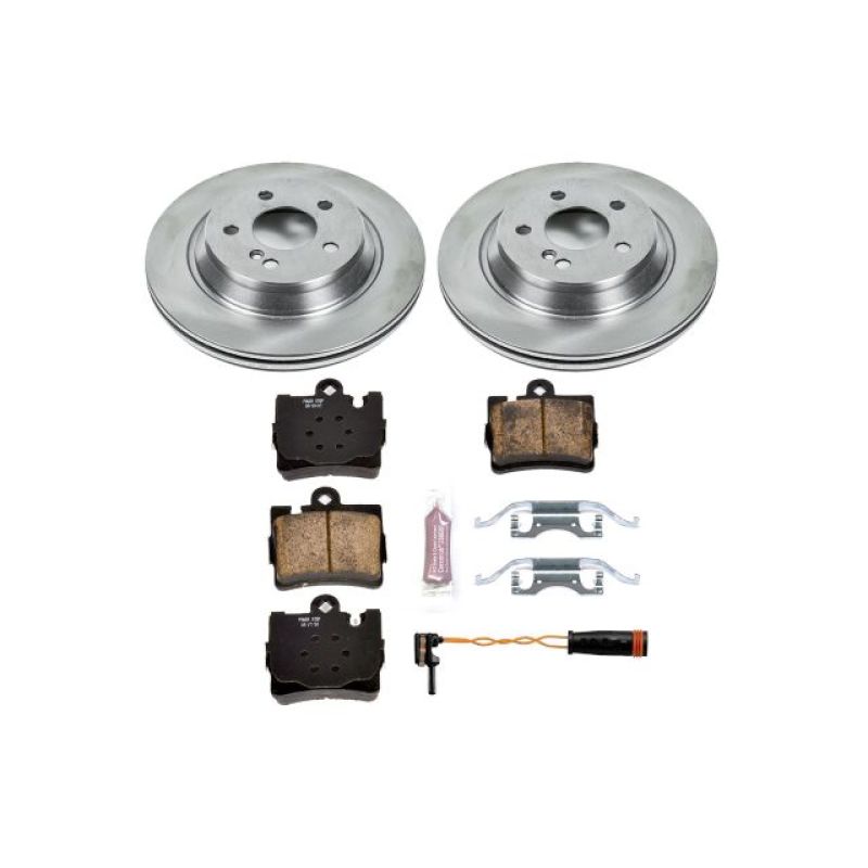 Power Stop 00-02 Mercedes-Benz S430 Rear Autospecialty Brake Kit Brake Kits - OE PowerStop